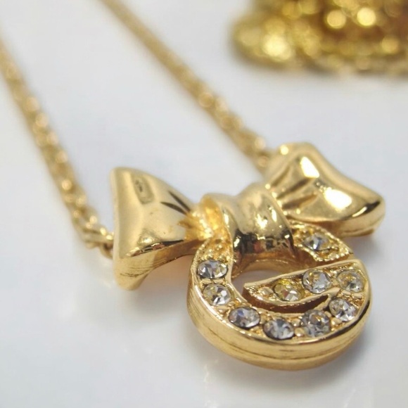 GIVENCHY Vintage Signature G with Bow Pendant Necklace ✨🤩 - Picture 12 of 15